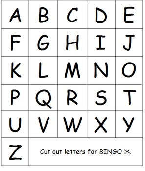 Alphabet Bingo FREE! by Erin Thomson's Primary Printables | TPT