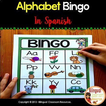 Preview of Bingo del Alfabeto | Alphabet Bingo in Spanish | El alfabeto