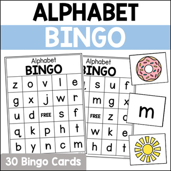 Alphabet Bingo | Letter Sound Bingo | Kindergarten Bingo Activity