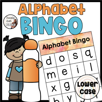 Alphabet Bingo | Lowercase by Ready Set Kinder | TpT