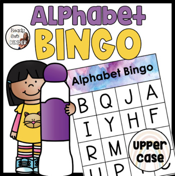 Alphabet Bingo | Uppercase by Ready Set Kinder | TpT