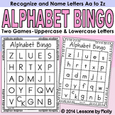 Alphabet Bingo - Uppercase and Lowercase Letters