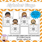 Alphabet Bingo (uppercase & lowercase) - New South Wales (