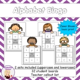 Alphabet Bingo (uppercase & lowercase) - Zaner Bloser print font