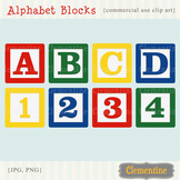 Alphabet Blocks clip art