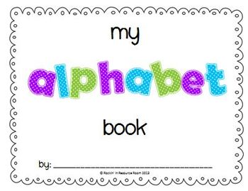 alphabet book by rockin in resource room teachers pay teachers