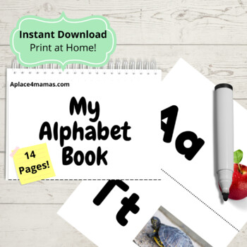 Preview of Alphabet Book, ABC Printable