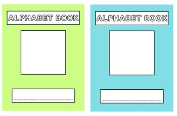 Preview of Two Alphabet Books -Blank and Filled