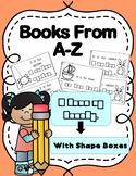 Alphabet Book Bundle from A-Z (with shape boxed writing)