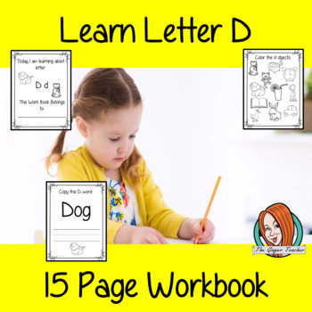 Alphabet Book Letter D by The Ginger Teacher | Teachers Pay Teachers