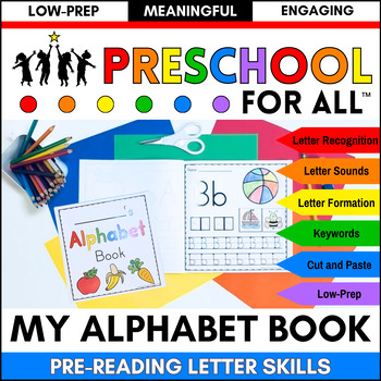 Alphabet Book Letter Practice Sounds & Formation for Preschool ...