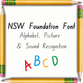 Preview of Alphabet Book NSW Foundation Font Letter Formation l Picture Recognition Sounds
