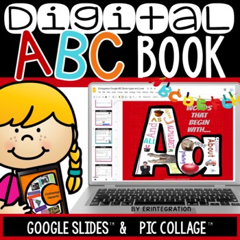 Preview of Create Your Own Alphabet Books and Poster Project for Google Slides & the iPad