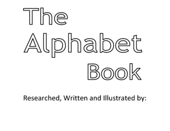 Preview of Alphabet Book Template