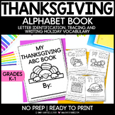 THANKSGIVING ABC Activities | Alphabet Book 