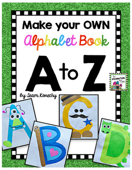 Alphabet Book - Uppercase by Kristen Konechy from The Imagination Nook
