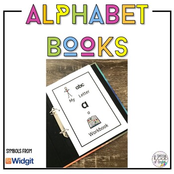 Preview of Alphabet Books - For Special Education