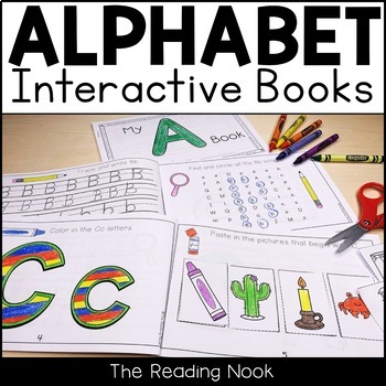 Preview of Alphabet Books | Interactive ABC Books