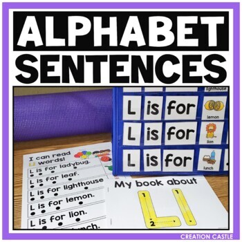 Preview of Alphabet Books with Word and Picture Cards for Pocket Charts