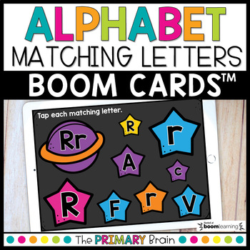 Preview of Alphabet Boom Cards™  - Alphabet Matching Cards