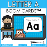 Alphabet Boom Cards™- Letter A (Letter Recognition & Lette