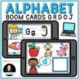 Alphabet Boom Cards Letters G R D O J Digital Learning wit