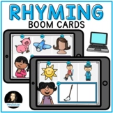 Rhyming Boom Cards Digital Learning with Audio Sound