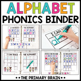 Alphabet Practice Phonics Binder | Letter Names and Sounds