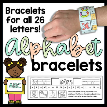 Alphabet Bracelets by Beth Gorden | TPT