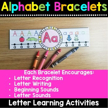 FREE FREE Printable Alphabet Bracelets Activity for Kids