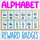 Alphabet Reward Badges - Alphabet Achievement Award - Digi