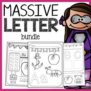 Preview of Alphabet Bundle - Letter Recognition, Phonics, and Handwriting Bundle