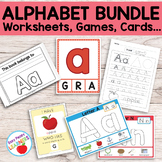 Alphabet Bundle - Alphabet Worksheets, Games, Cards...