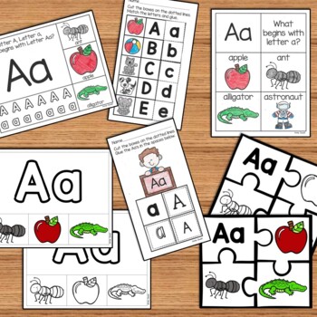 Alphabet Bundle Samples - Letter Aa FREEBIE by Annie Jewell | TPT