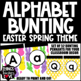 Alphabet Bunting Pennants for Classroom Decor (Aa to Zz) -