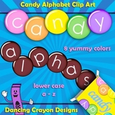 Alphabet Letters: Candy Alphabet Clip Art