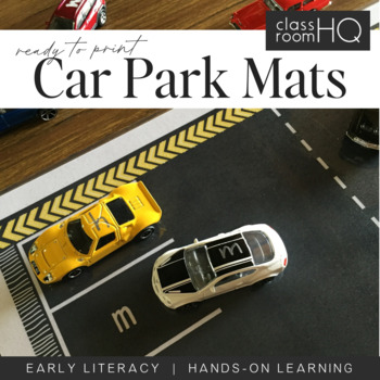 Preview of Alphabet Car Park Mats