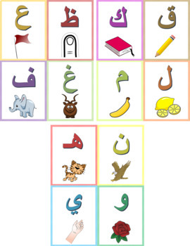 Alphabet Cards صور حروفي by Wasael Talimi | Teachers Pay Teachers