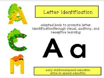 Preview of Leter Identification with Visuals/Autism