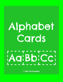 Alphabet Flash Cards for Word Work