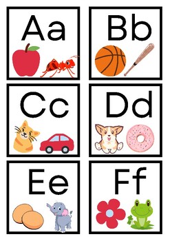 Alphabet Cards A-Z by ally vivona | TPT