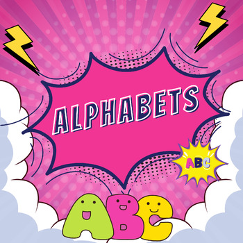 Preview of Alphabet Cards ABC Flashcards Word Wall Letter Posters