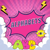 Alphabet Cards ABC Flashcards Word Wall Letter Posters
