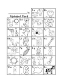 Alphabet Cards + Beginning Sound Pictures (Phonetic Spelling Aid)