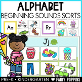 Alphabet Cards Beginning Sounds Picture Sort | Letter Soun