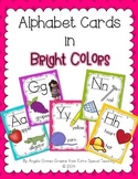 Alphabet Cards - Bright Colors