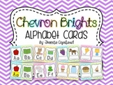 Alphabet Cards {Chevron Brights}