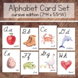 Alphabet Cards, Cursive