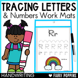 Letter Tracing Practice Write and Wipe Mats - Handwriting 