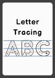 Alphabet Cards, Letter Tracing, Tracing Cards